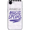 When Words Fail Music Speaks iPhone 16e Skin