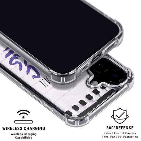 When Words Fail Music Speaks iPhone 17 Clear Case