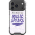 When Words Fail Music Speaks iPhone 18 Pro Clear Case