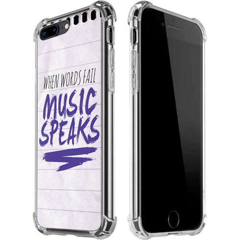 When Words Fail Music Speaks iPhone Cases