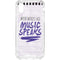 When Words Fail Music Speaks iPhone XS Clear Case