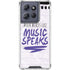 When Words Fail Music Speaks Moto G 5G (2025) Clear Case