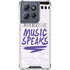 When Words Fail Music Speaks Moto G Play 5G (2025) Clear Case