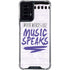 When Words Fail Music Speaks Moto G Power 5G (2024) Clear Case
