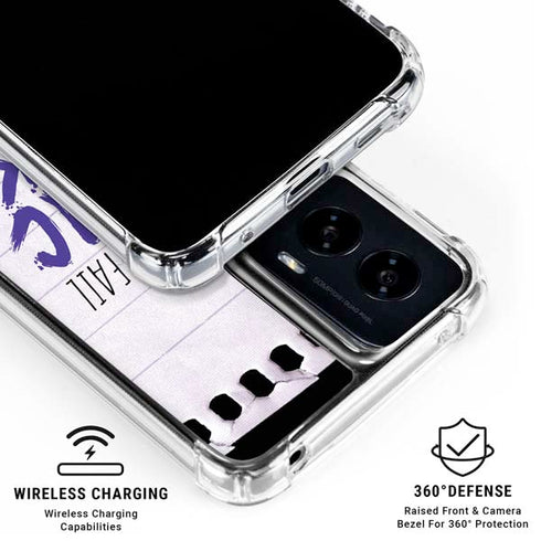 When Words Fail Music Speaks Moto G Power 5G (2024) Clear Case