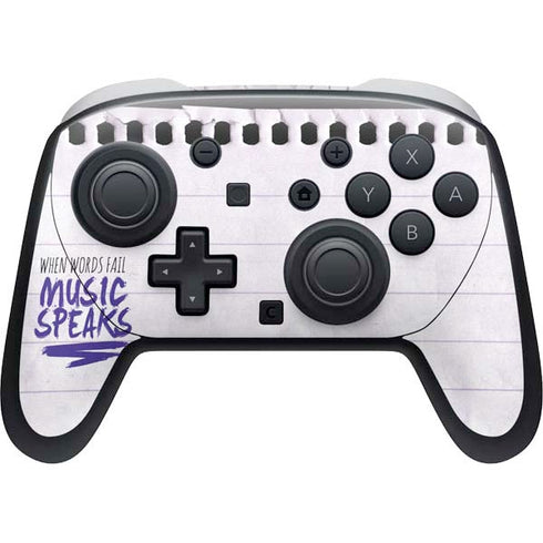 When Words Fail Music Speaks Nintendo Skins