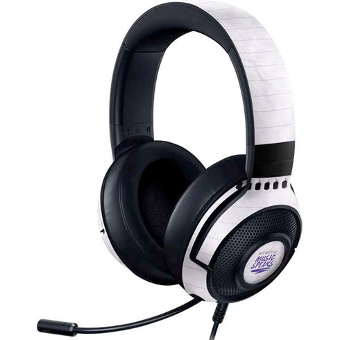 When Words Fail Music Speaks Razer Kraken X Skin