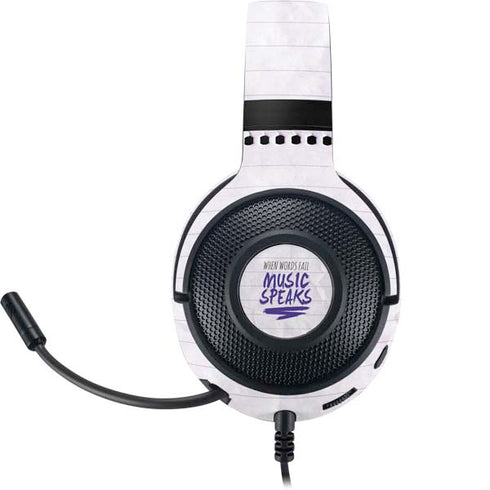When Words Fail Music Speaks Razer Kraken X Skin