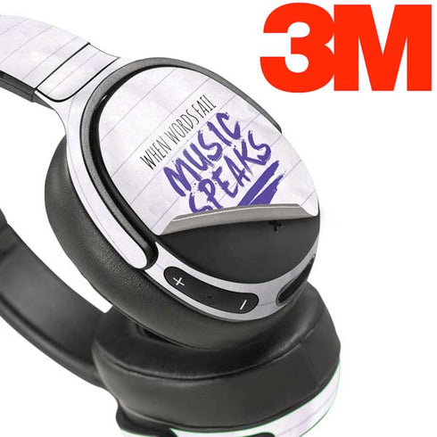 When Words Fail Music Speaks Skullcandy Venue Skin