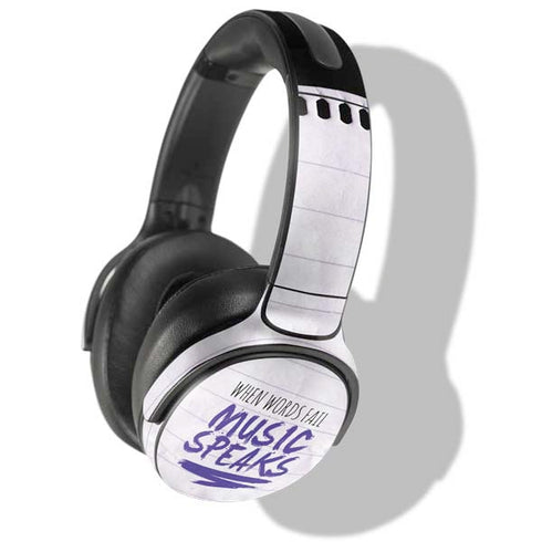 When Words Fail Music Speaks Skullcandy Venue Skin
