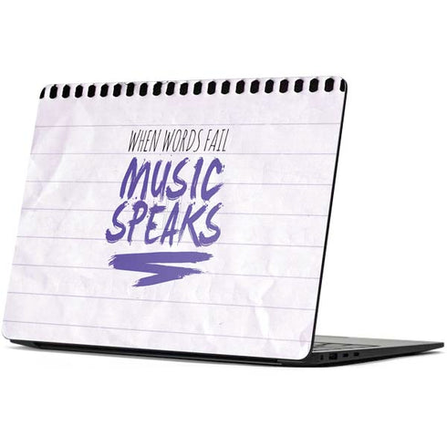 When Words Fail Music Speaks Surface Laptop 7 13.8in Skin