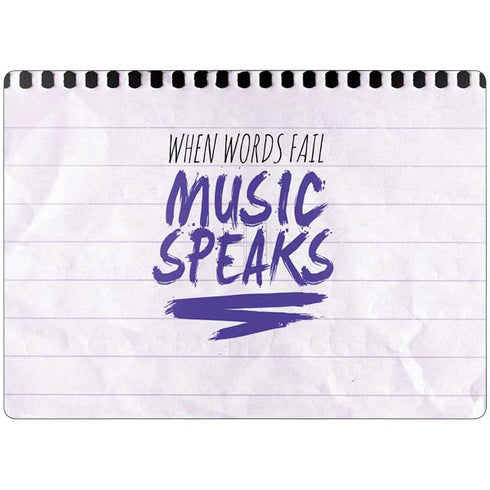 When Words Fail Music Speaks Surface Laptop 7 13.8in Skin