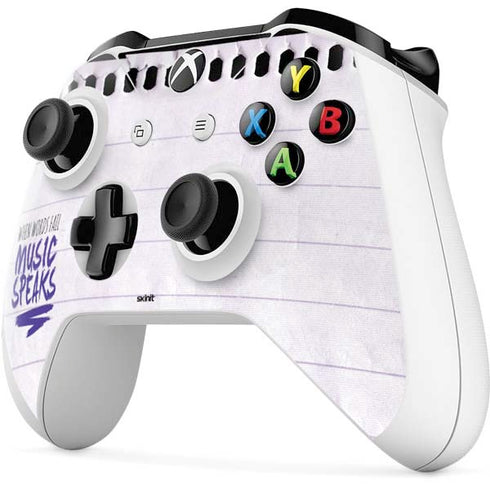 When Words Fail Music Speaks Xbox One S All-Digital Edition Bundle Skin
