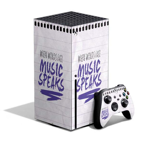 When Words Fail Music Speaks Xbox Series X Skins