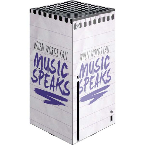 When Words Fail Music Speaks Xbox Series X Skins
