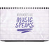 When Words Fail Music Speaks HP ZBook Fury 16 G10 Skin