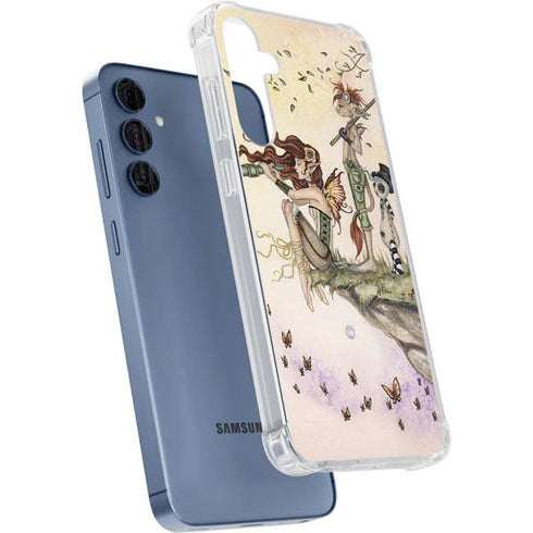 Where The Wind Takes You by Amy Brown Galaxy A55 5G Clear Case