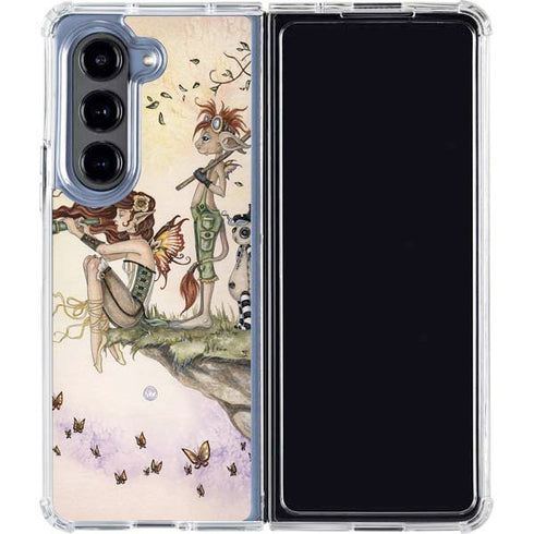 Where The Wind Takes You by Amy Brown Galaxy Z Fold5 5G Clear Case