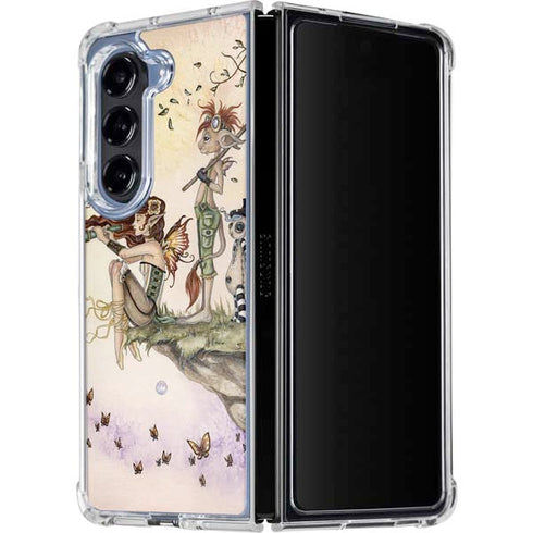 Where The Wind Takes You by Amy Brown Galaxy Z Fold5 5G Clear Case