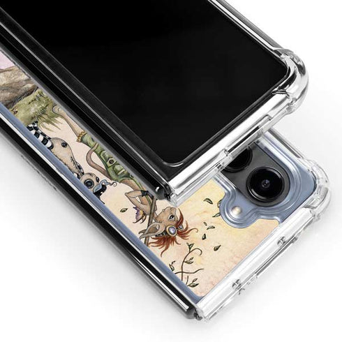 Where The Wind Takes You by Amy Brown Galaxy Z Fold5 5G Clear Case