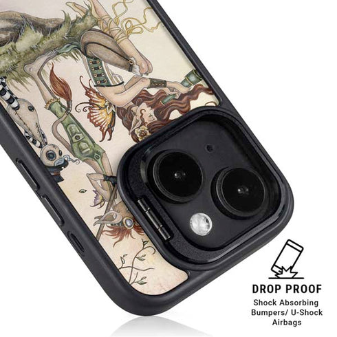 Where The Wind Takes You by Amy Brown iPhone 15 Plus Kickstand Case