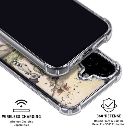 Where The Wind Takes You by Amy Brown iPhone 16 Plus Clear Case