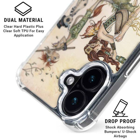 Where The Wind Takes You by Amy Brown iPhone 16 Plus Clear Case