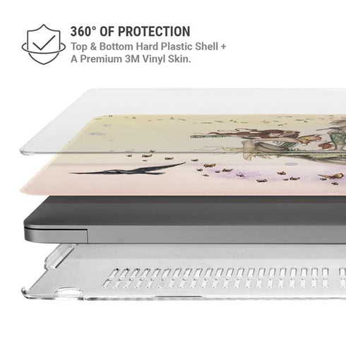 Where The Wind Takes You by Amy Brown MacBook Pro 14in (2021-24) Case plus Skin
