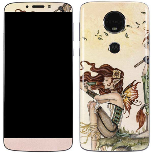 Where The Wind Takes You by Amy Brown Moto E5 Plus Skin