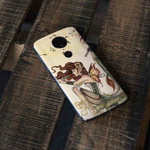 Where The Wind Takes You by Amy Brown Moto E5 Plus Skin