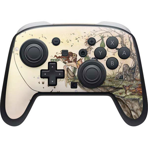 Where The Wind Takes You by Amy Brown Nintendo Switch 2 (2025) Pro Controller Skin