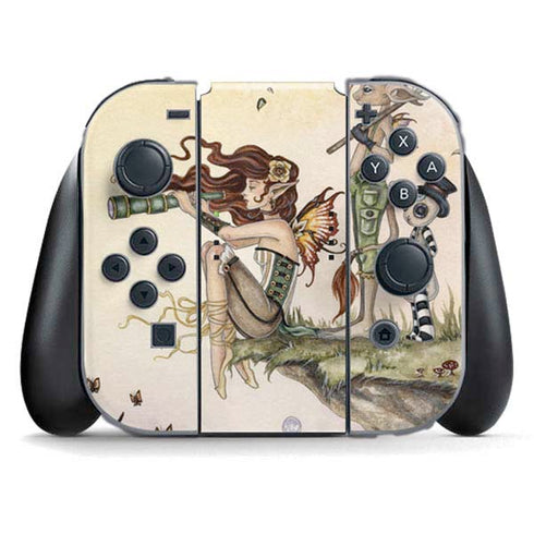 Where The Wind Takes You by Amy Brown Nintendo Switch (2017-2021) Joy-Con Controller Skin
