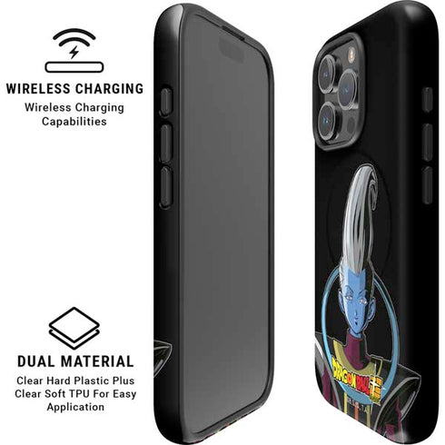 Dragon Ball Super Whis Portrait iPhone 16 Pro Max Magsafe Impact Case