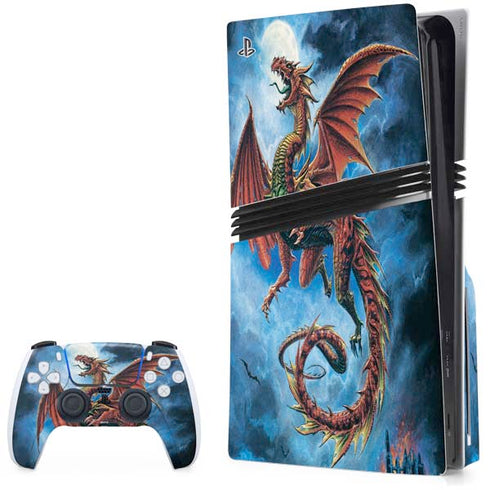 Alchemy Carta Whitby Wyrm PS5 Pro Disk Bundle Skin
