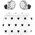 White and Black Hearts Amazon Echo Buds Skin