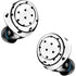 White and Black Hearts Amazon Echo Buds Skin