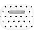 White and Black Hearts AirPods Skins