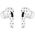 White and Black Hearts AirPods Skins