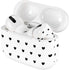 White and Black Hearts AirPods Skins