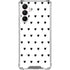 White and Black Hearts Galaxy A16 5G Clear Case