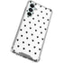 White and Black Hearts Galaxy A16 5G Clear Case