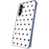 White and Black Hearts Galaxy A55 5G Clear Case