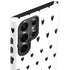 White and Black Hearts Galaxy S23 Ultra Pro Case