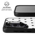 White and Black Hearts Galaxy S24 FE Kickstand Case