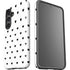 White and Black Hearts Galaxy S25 Impact Case