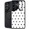 White and Black Hearts Galaxy S24 Kickstand Case