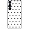 White and Black Hearts Galaxy S25 Skin