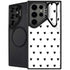 White and Black Hearts Galaxy S24 Ultra Kickstand Case