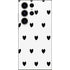 White and Black Hearts Galaxy S25 Ultra Skin