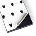 White and Black Hearts Galaxy S25 Ultra Skin
